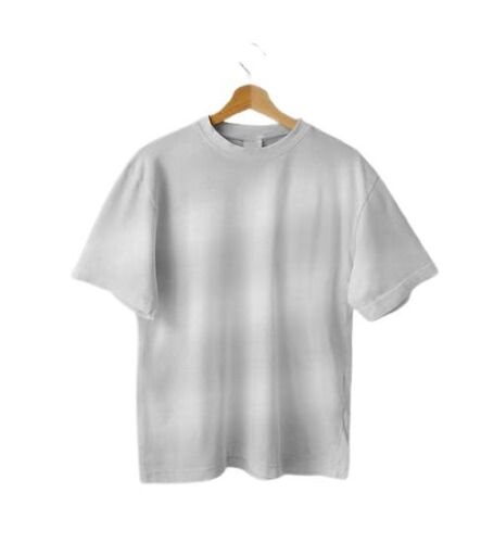 White Round T Shirt - Color: Yes