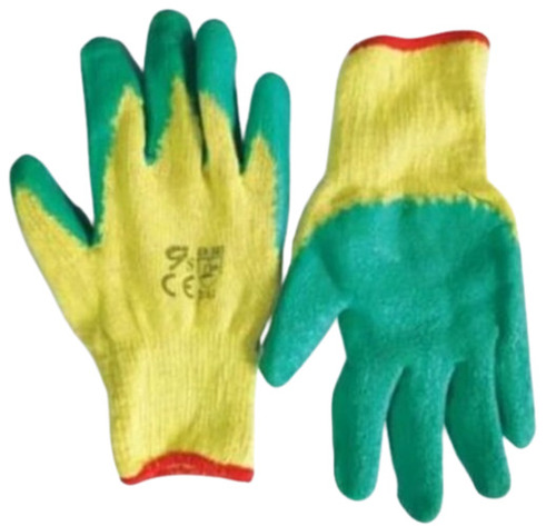 Cotton Cut Proof Hand Gloves - Color: Multicolor