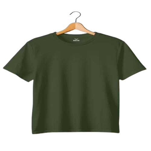 Ladies T Shirts - Color: Green