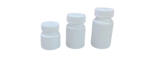 Pill Bottle - High Density Polyethylene (Hdpe), 30 Tablet Size, White Color - Crc Or Normal Screw Cap, Round Shape, Very Good Quality