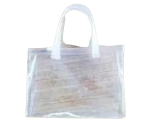 PVC Hanger Bags - Machine Made, Transparent Pouch for Easy Carry, Waterproof & Wear Resistant