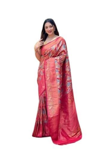 Full Embroidery Saree - Color: Multi