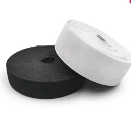 Braided Elastic Tapes - Polyester Material, Double Sided, Round Shape, White Color | Comfortable, Smooth, Perfect Strength, Good Quality