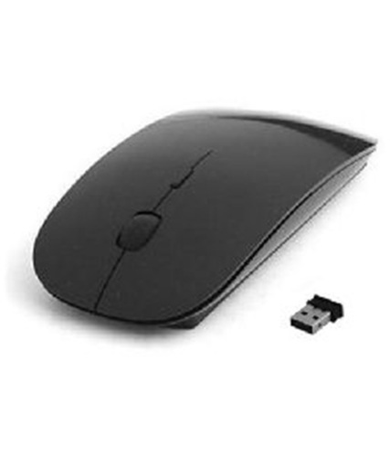 Wireless Mouse - ABS Material, Normal Size, Matte Black | Bluetooth Interface, Laser Tracking, Compatible with Mac and Windows Systems