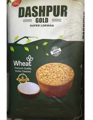 Lokwan Wheat - Fresh Quality, 100% Purity, Hard White Wheat Variety | Good For Health, Ideal For Chapati Making, Dried In Direct Sunlight, Preserved In Cool & Dry Places