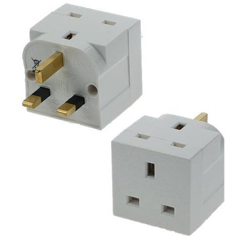 Power Plug Adapter - Plastic, Single Phase, Multiple Output Type | New, Very Good Quality, Electric Power Source, Durable Finishing