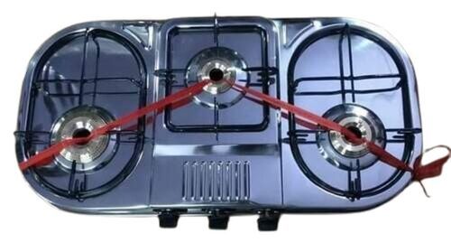 Premium Three Gas Burner Stove - Ignition Type: Automatic