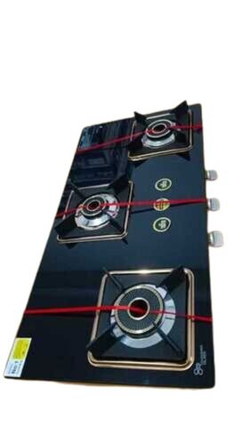 Three Burner Gas Stove - Ignition Type: Automatic