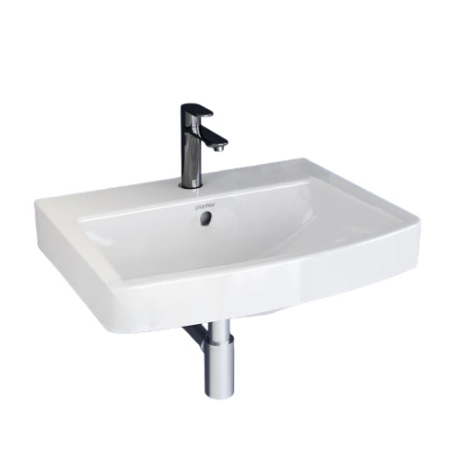 Wall Hung Wash Basin - Color: White