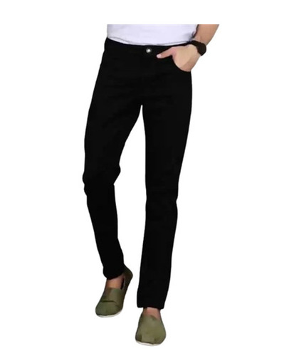 Mens Denim Jeans - Regular Fit, Lightweight Black Wash, 28-42 Waist Size | Breathable, Quick Dry, Anti-Wrinkle, Skin-Friendly