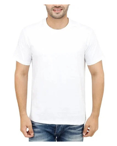 Mens T-Shirt - Cotton, L/XL/XXL/M/S Size, White | Breathable, Lightweight, Quick Dry, Skin-Friendly, Short Sleeves