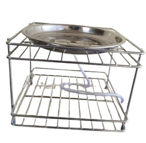 Stainless Steel Pot Stand - Color: Silver