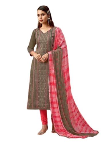 Churidar Kurti And Pant Set - Decoration Material: Beads