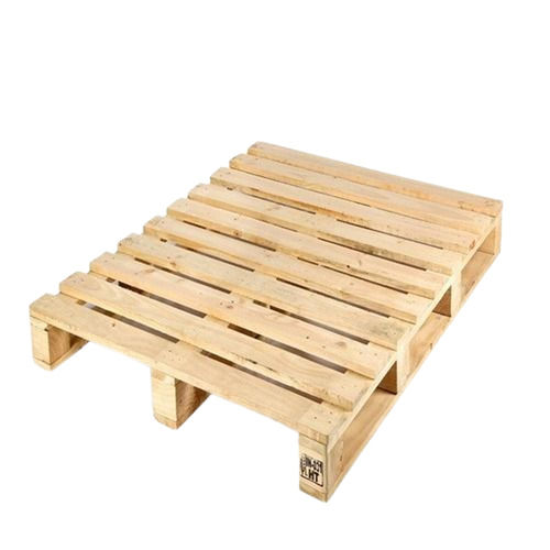 German Pinewood Pallet - Fine Finished, Durable Pine Wood Material | 4-Way Entry Type, Standard Size, 10kg Load Capacity, Double Faced Style