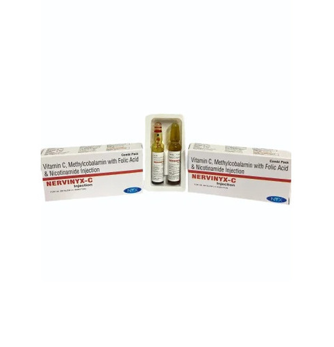 Vitamin C, Methylcobalamin With Folic Acid & Nicotinamide Injection