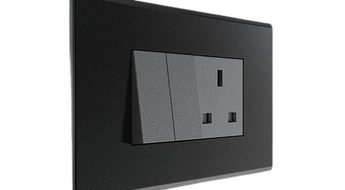 Electrical Switches - M3 Switch Material, Customized Size, Grey & Black Color | Fine Finishing, Durable Design, Electric Power Source