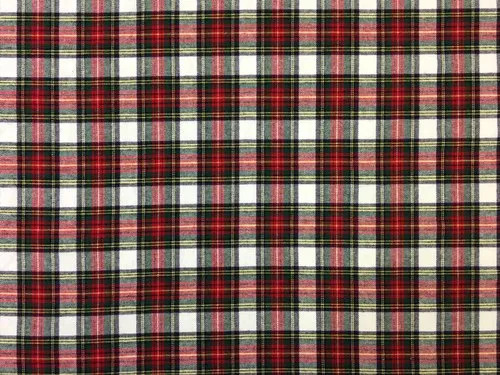 Twill Brushing Checks Fabric - 100% Cotton, Washable, Shrink Resistant | Versatile Textile Solution with Various Colors and Plain Pattern