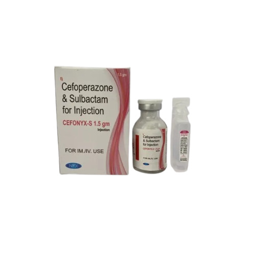 Cefonyx-s - Ceftazidime & Sulbactam Injection, 1.5 Gm Liquid Solution, Anti Infective Medicine - Prescription Required, Store In Cool, Dry Place, 24 Months Expiration