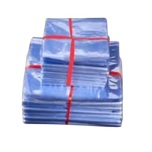 Shrink Pouches - PVC Material, 3-Side-Seal Bag, Glossy Blue Finish | Lightweight, Moisture Proof, Heat Sealable, Eco-Friendly, Versatile Use