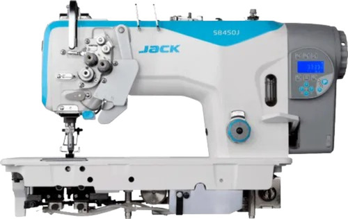 Jack 58420J Computerized Double Needle Lockstitch Sewing Machine - Color: White