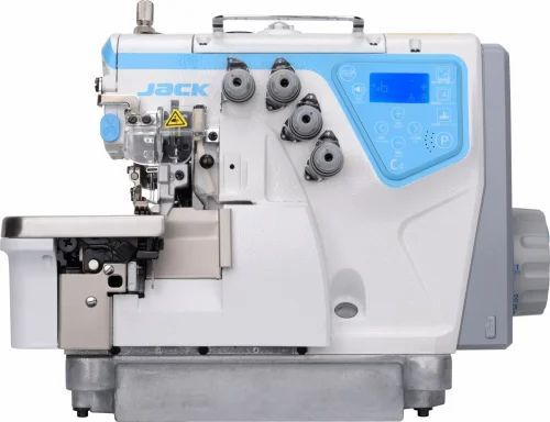 Jack C5-4 Automatic Over Lock Sewing Machine - Color: White