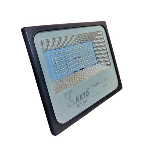 120W LED Flood Light - Metal & Glass, Matte Black | Easy to Install, Energy Efficient, Shock & Heat Resistant