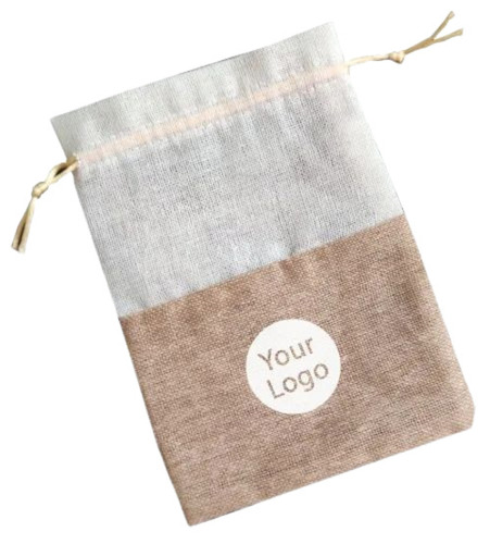 Coloured Jute Potli Bag - Rectangular, 150gm Capacity | Multicolor, Drawstring Closure