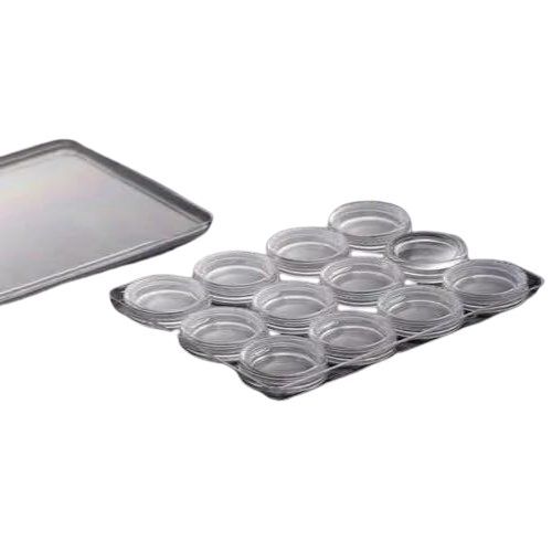 White Plastic Storage Box - Standard Size, Lightweight Design, Multi-Purpose Use, Easy to Clean, Stackable Storage, Smooth Surface, Secure Lid, Transparent Options