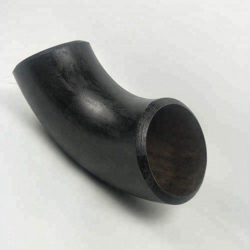 Mild Steel Pipe Elbow - 2 Inch, 45 Degree Bend Angle | Black Galvanized Finish, Durable Mild Steel Material