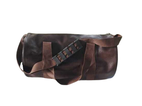 Brown Canvas Duffle Bag - Standard Size, Water Resistant | Washable, Moisture Proof, Unisex Design