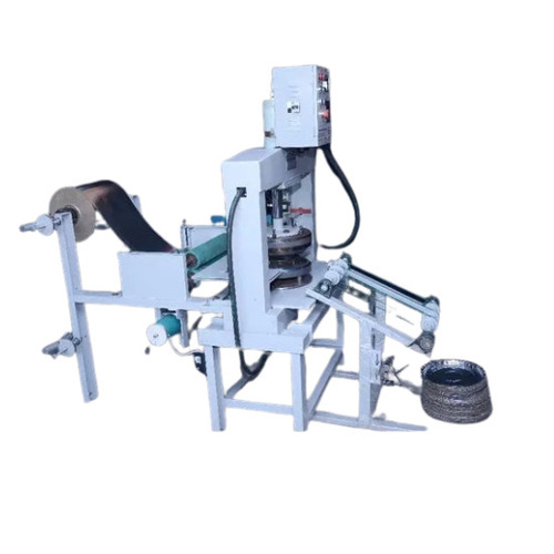 Fully Automatic Paper Thali Making Machine - Color: White