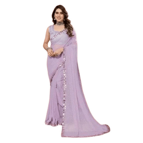 Purple Sarees - Occasion: Casual