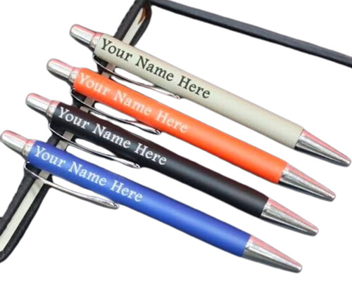 Ball Pen - Metal, Medium Size, Multicolor | Durable, Good Quality, No Leakage, Antique Appearance, Liquid Ink for Writing