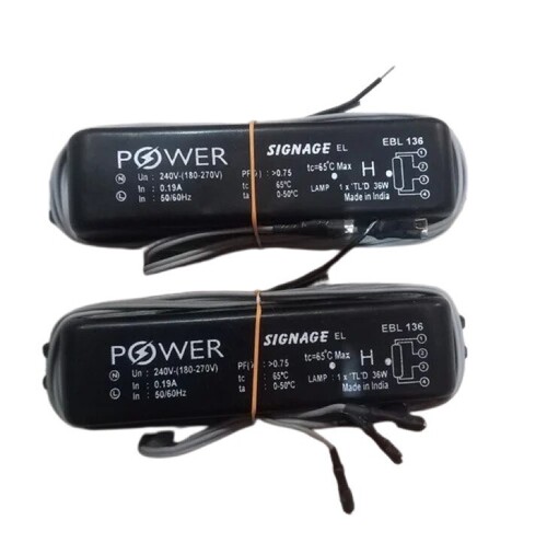 Electronic Ballasts - Color: Black