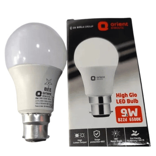 LED Bulb - Plastic | 9W Power, Wall Lighting, Cool Daylight Color, Shock, Heat, and Crack Resistant, 1 Year Warranty, Usage for Residential and Commercial Spaces