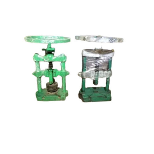 Hand Press Manual Paper Plate Machine - Color: Green