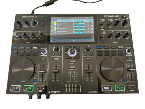 Denon DJ PRIME GO Double Deck Rechargeable Smart DJ Board With Case