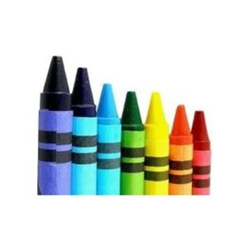 Round Wax Crayon Colors - Application: Paints