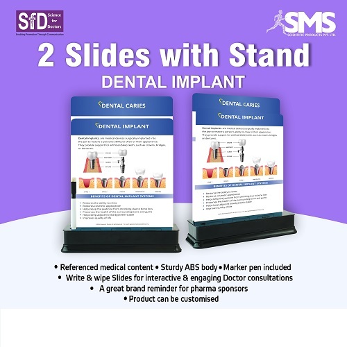 2 Slides With Stand - Dental Implant