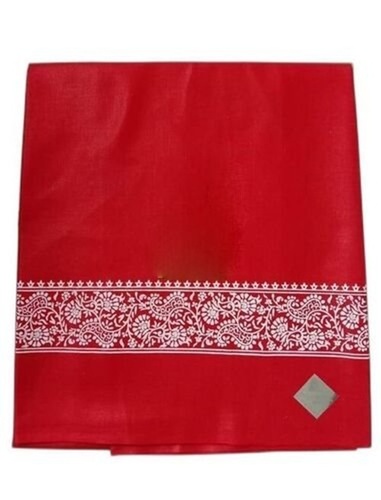 Red Cotton Gamcha - Age Group: Adults