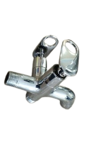 2 Way Bib Cock - Color: Silver