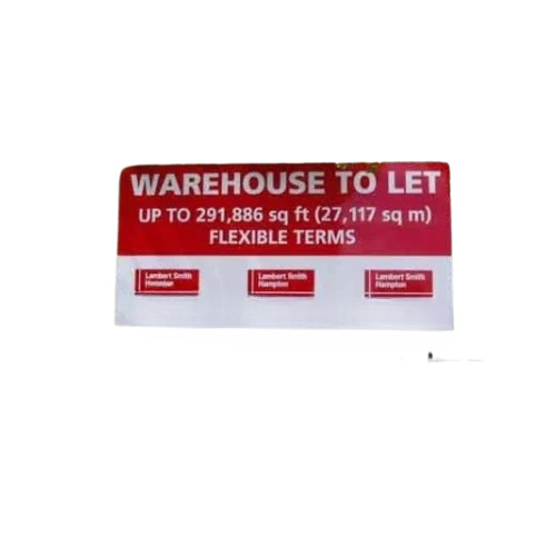 Commercial Sign Board - Eco Friendly, Rectangular, Customized Size | Water Proof, Paint Coated, Polished Surface, Display Function Onboard, Color As Per Requirement