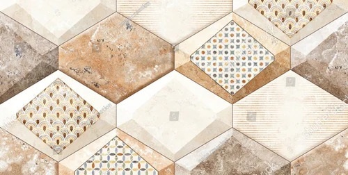 Designer Floor Tiles - Size: 3X3 Feet