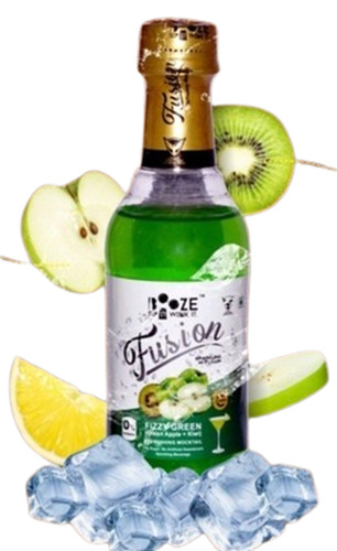 Green Apple Sparkling Drink - Liquid Mocktail, Green Color | Alcohol-Free, Sweet Taste, Bottled Refreshment