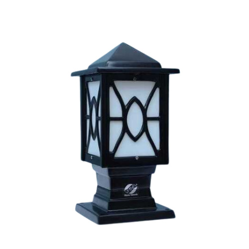 Electric Gate Lamp - Color: Black