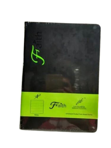 Printed Paper Diaries - Eco-Friendly Material, Green and Black Color | Daily Use Diary for Office Applications
