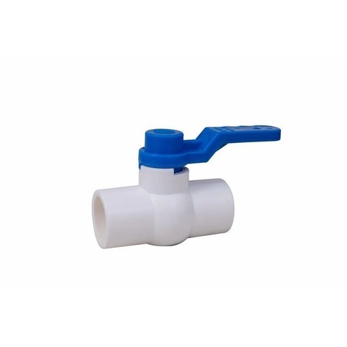 Compact Ball Valves - Plastic Standard Size White | Superior Quality Easy To Install High Pressure Resistance Leak And Crack Resistant