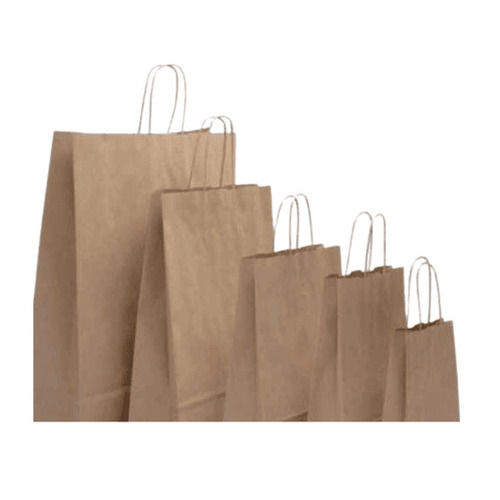 Paper Carry Bags - Color: Brown