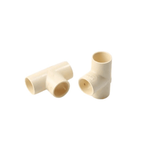 Plastic Tee - UPVC, 1 Inch Thickness, Cream Color | Superior Quality, Easy to Install, Leak and Crack Resistant