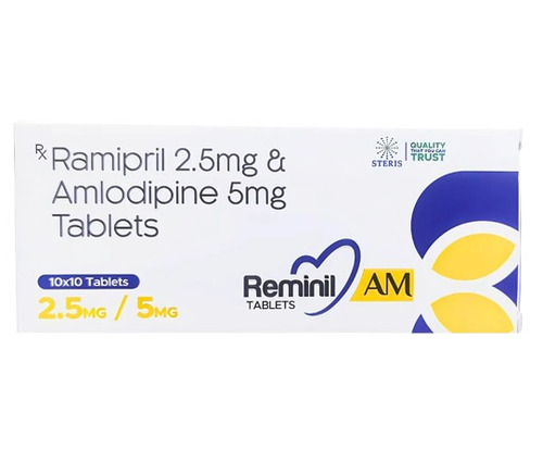 Ramipril 2.5Mg Amlodipine 5Mg Tablets - Suitable For: Suitable For All